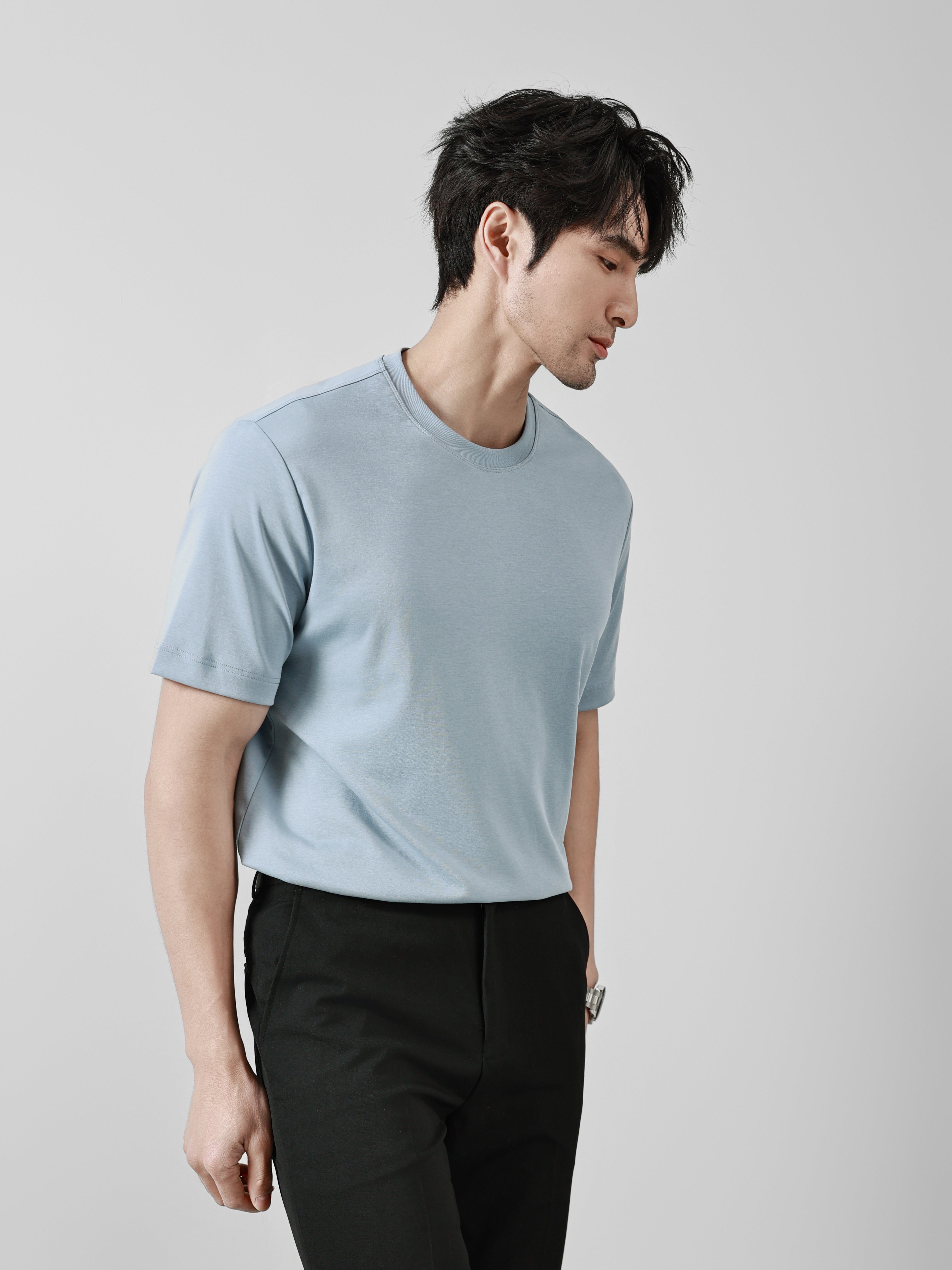 Business Ready Round Neck T Shirt