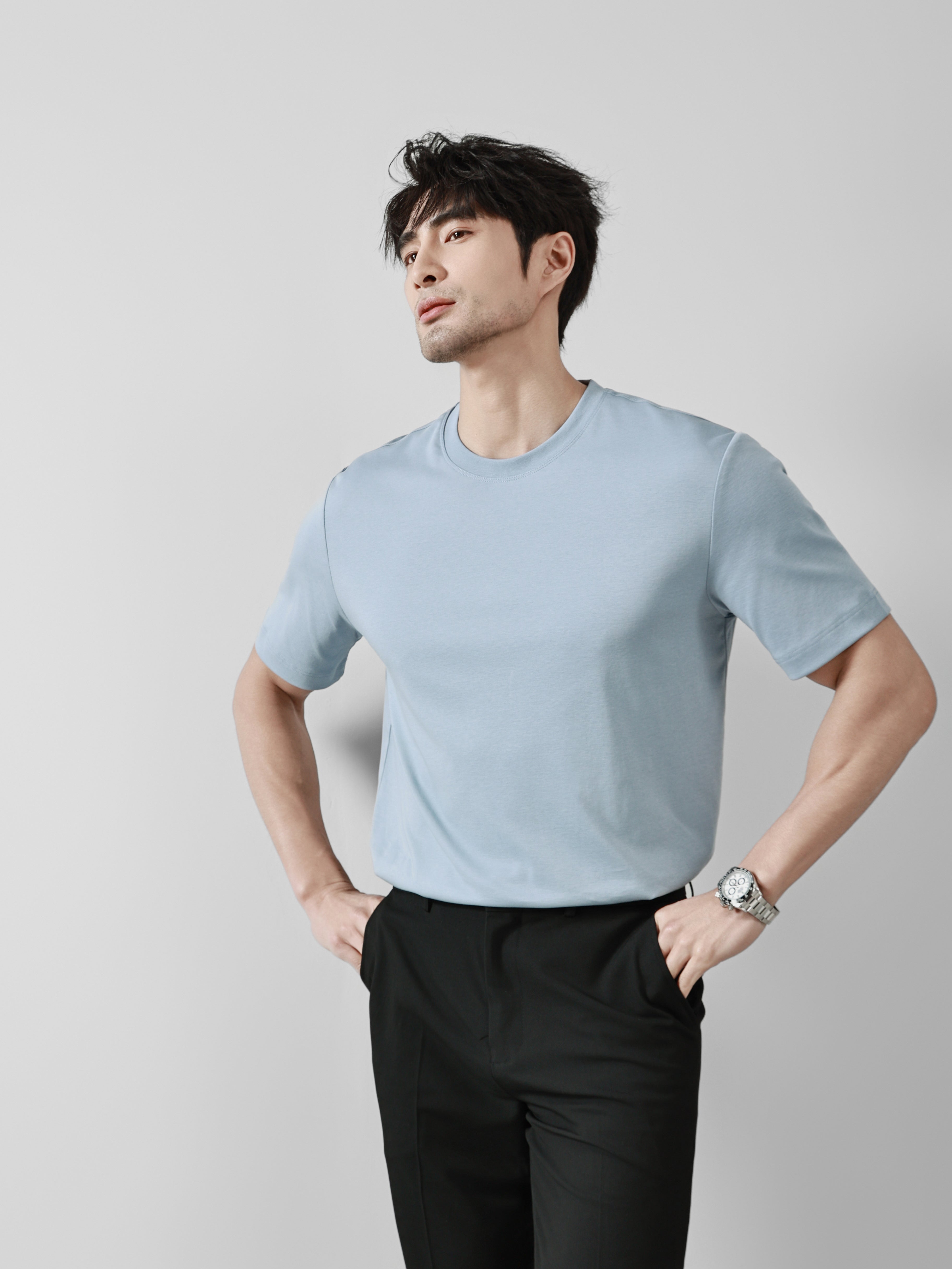 Business Ready Round Neck T Shirt