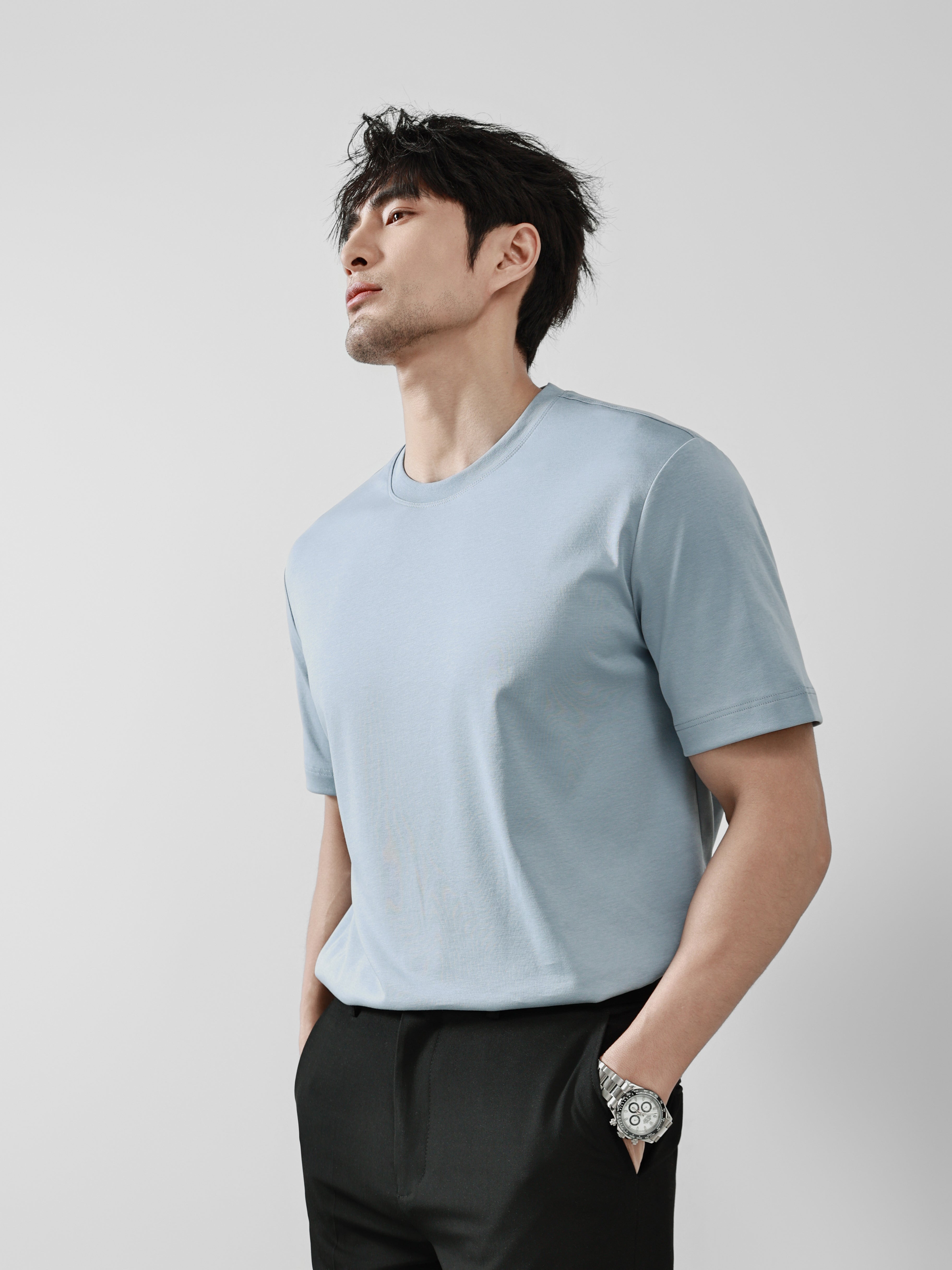 Business Ready Round Neck T Shirt