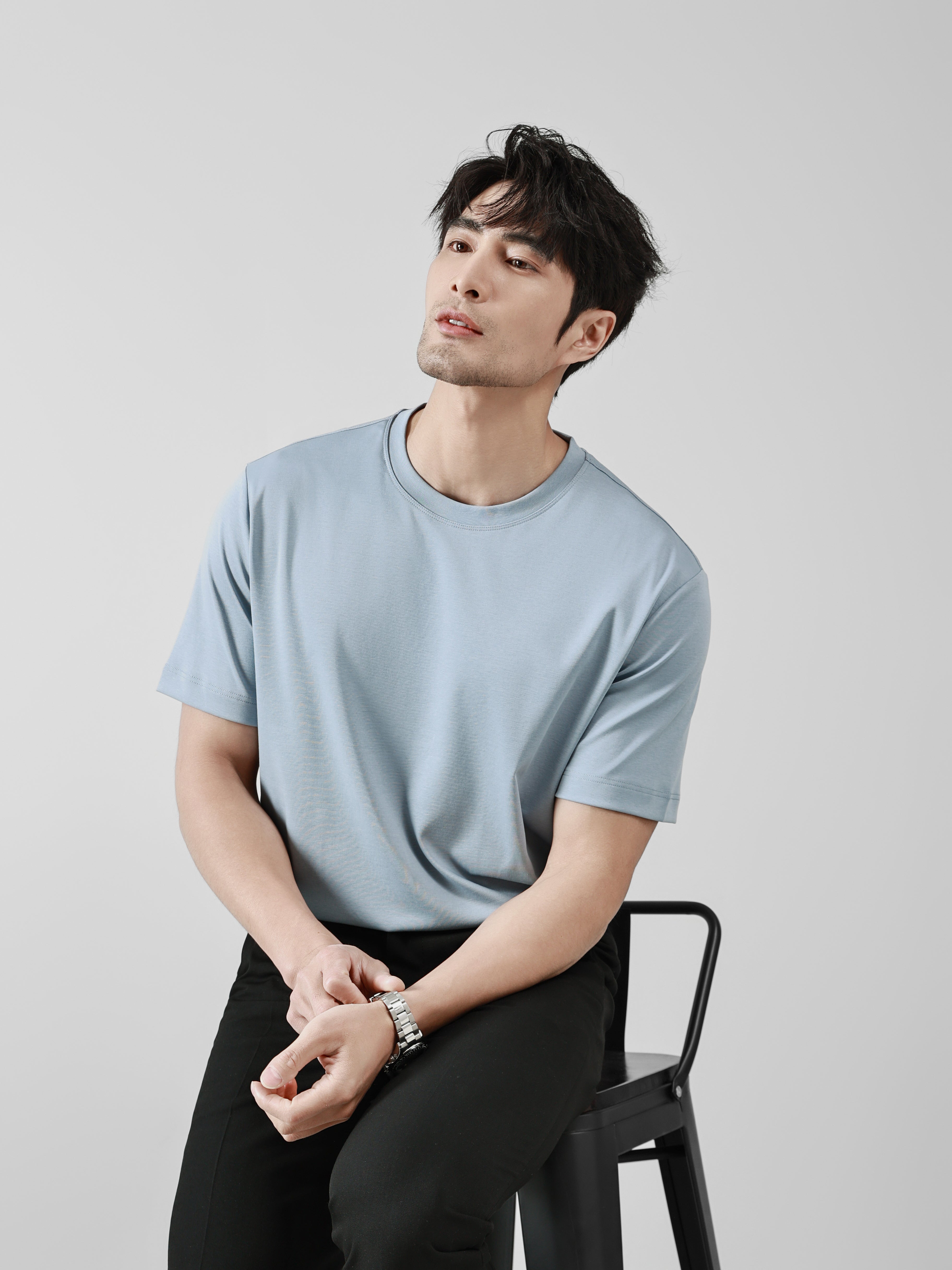 Business Ready Round Neck T Shirt