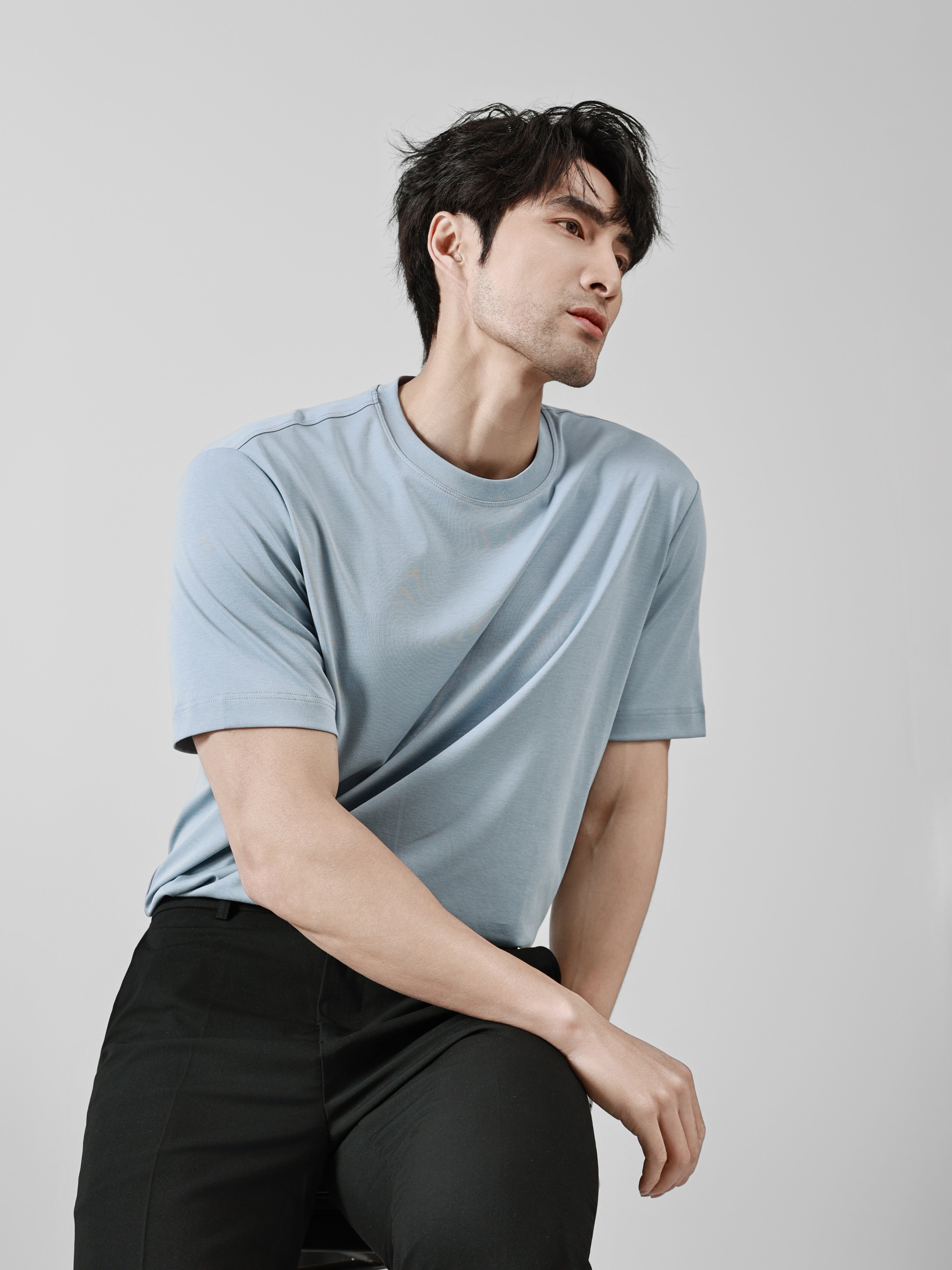 Business Ready Round Neck T Shirt