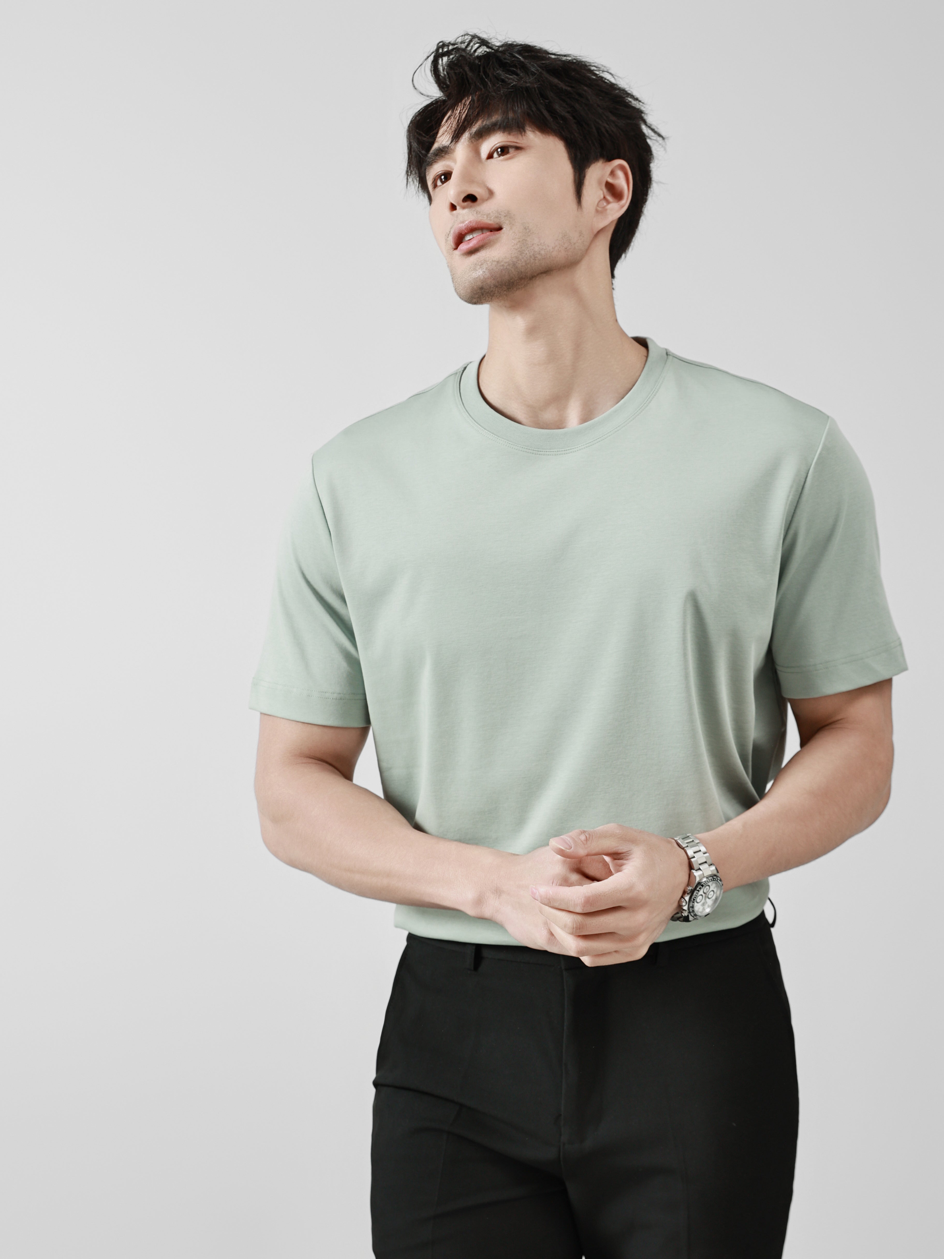 Business Ready Round Neck T Shirt