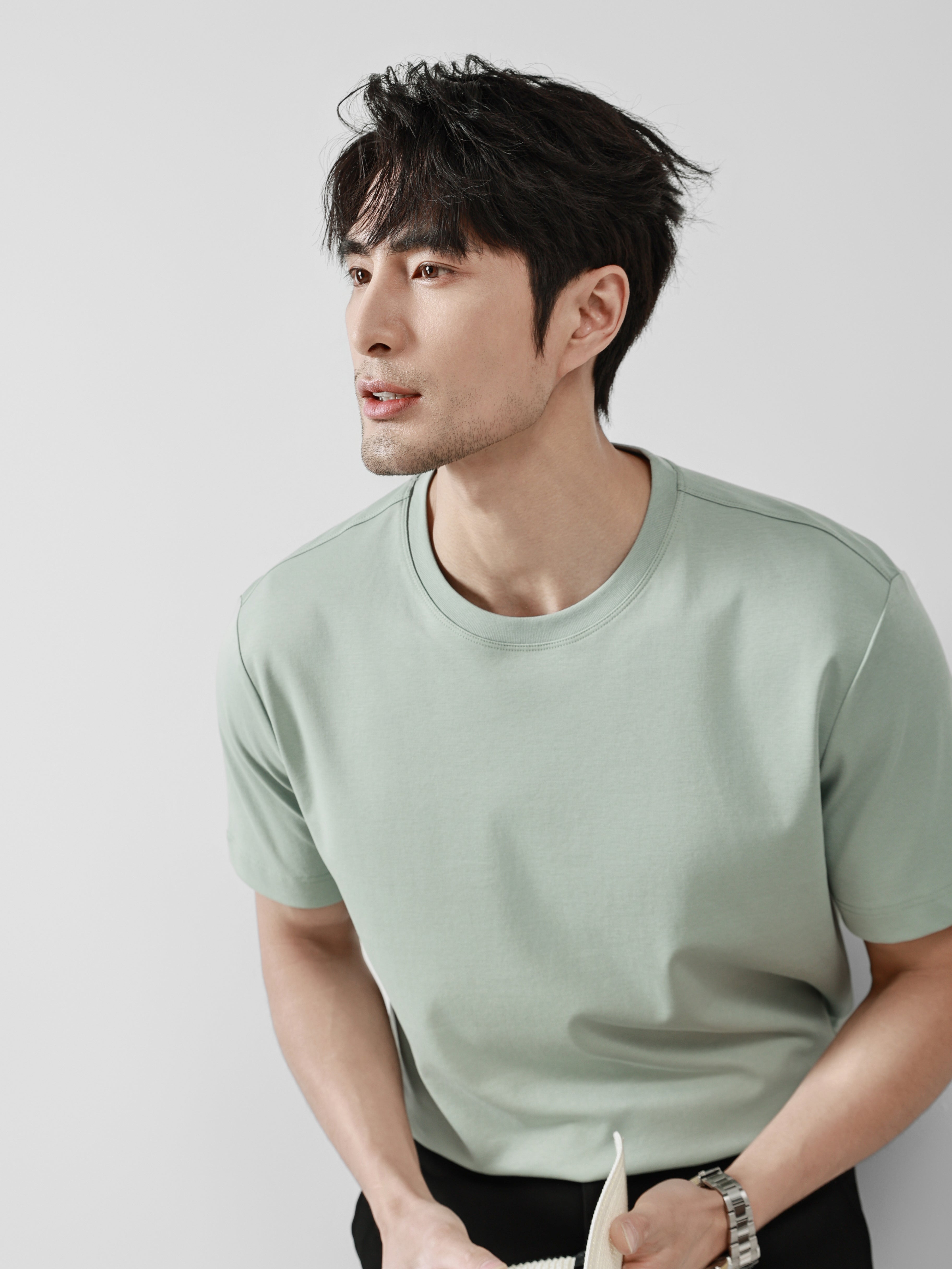 Business Ready Round Neck T Shirt