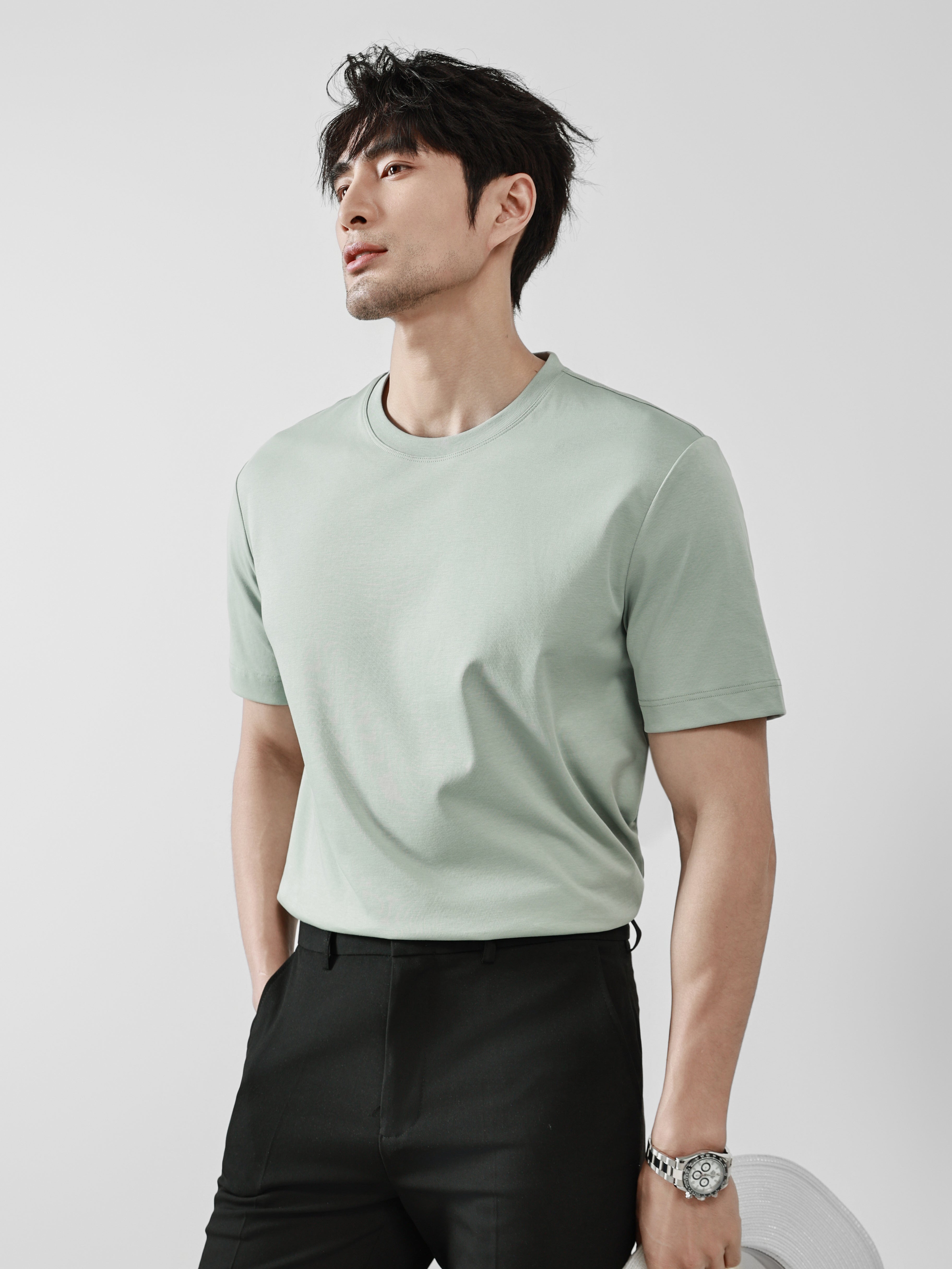 Business Ready Round Neck T Shirt