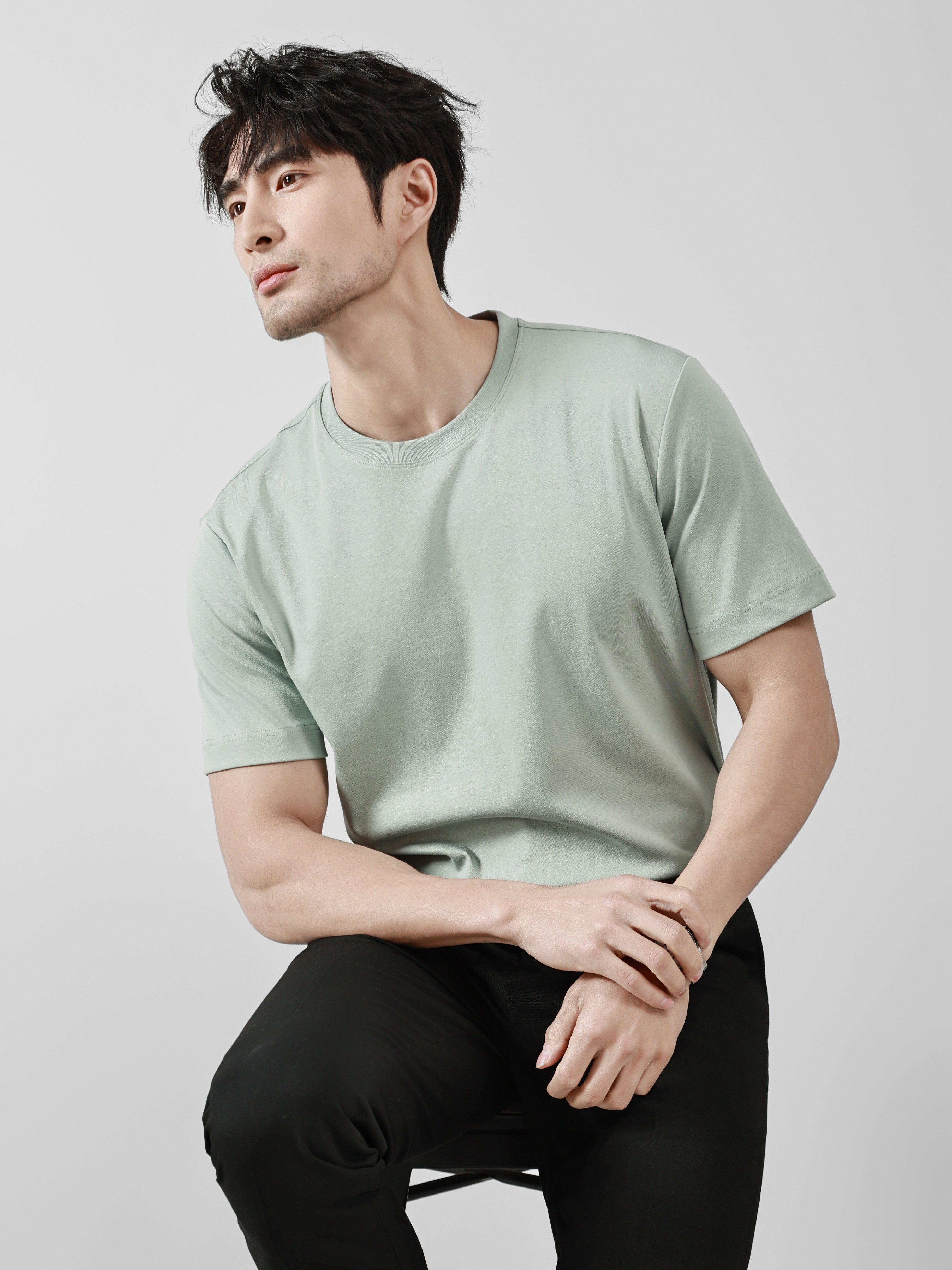 Business Ready Round Neck T Shirt