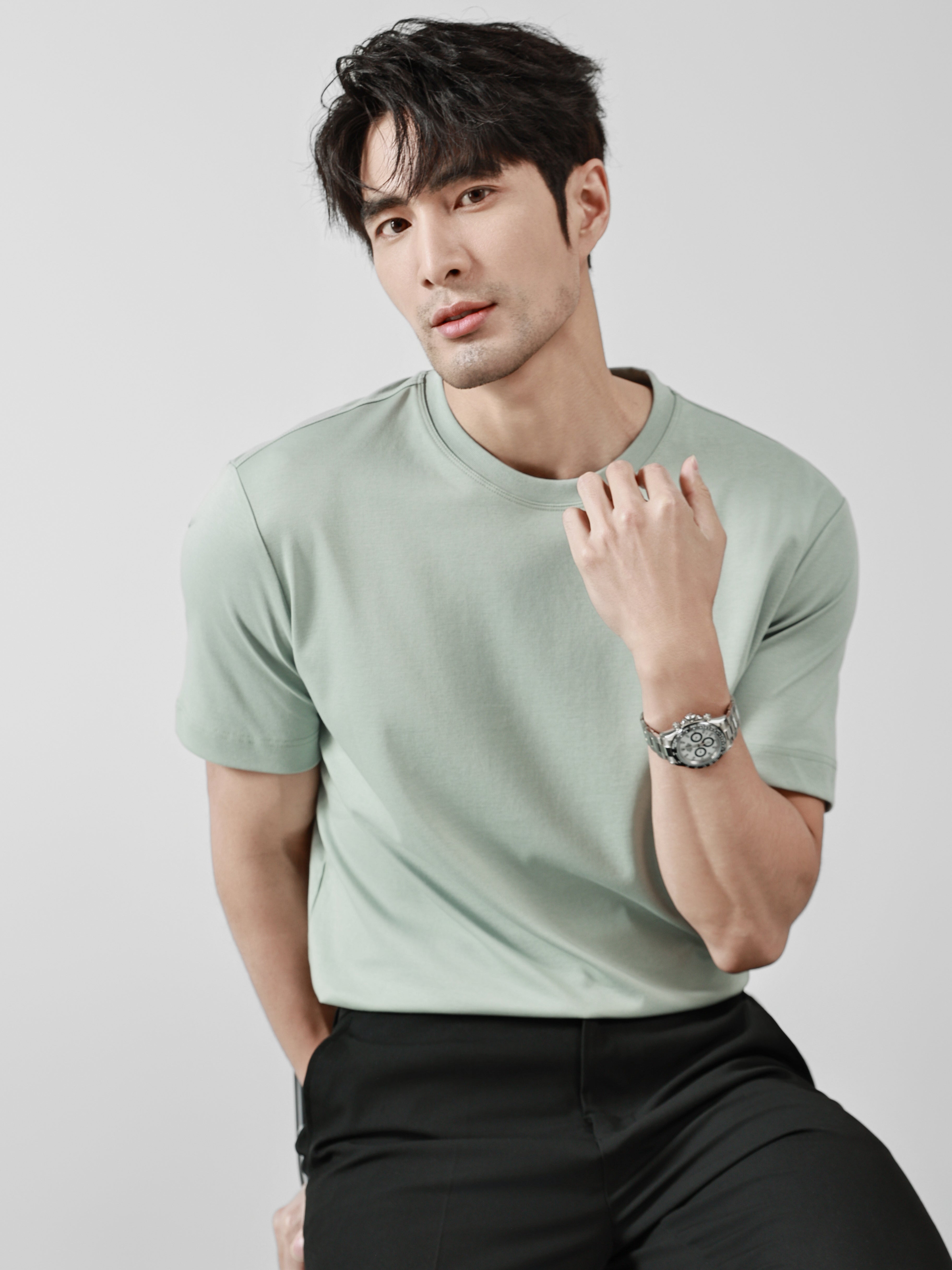 Business Ready Round Neck T Shirt