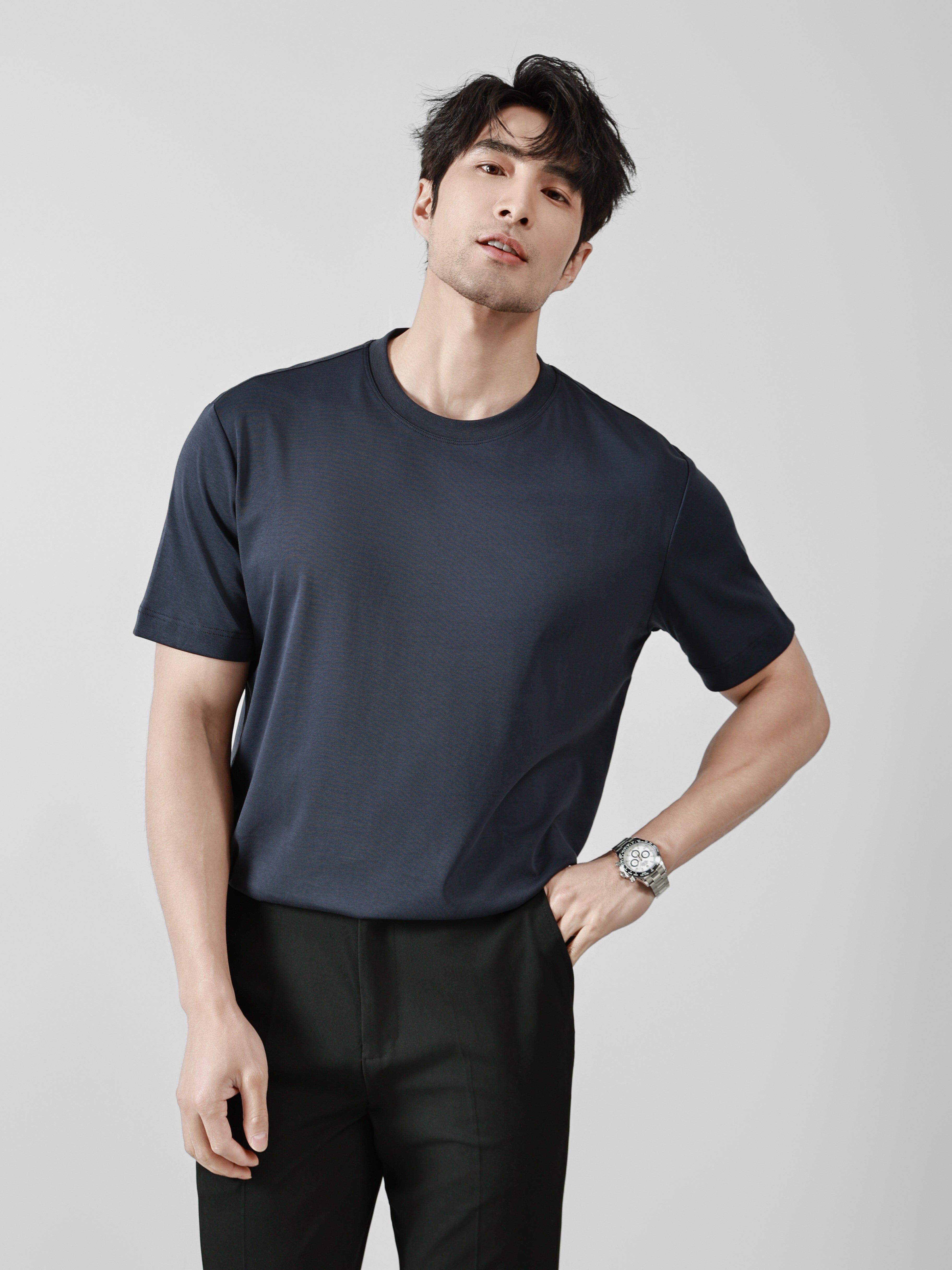 Business Ready Round Neck T Shirt