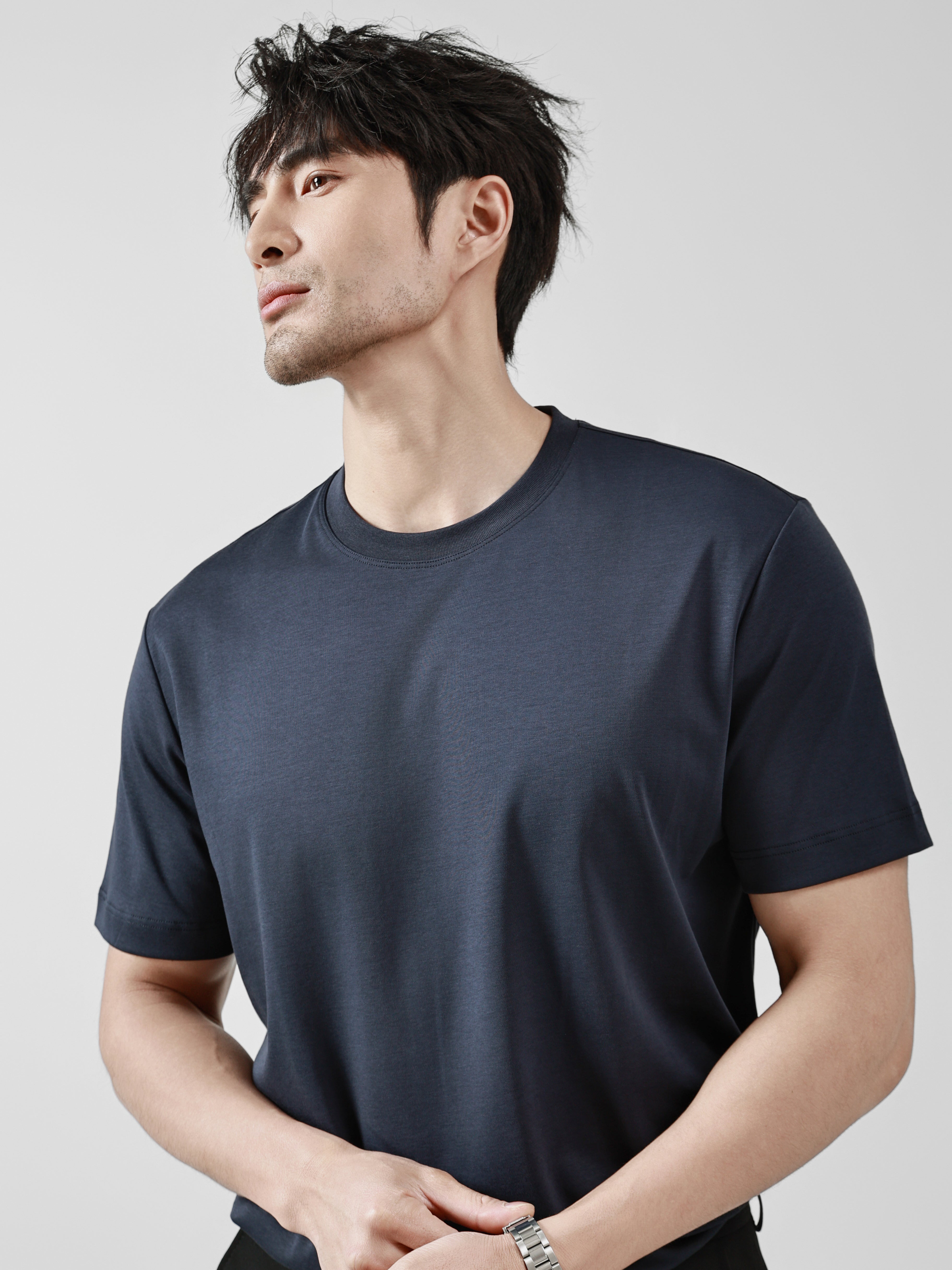 Business Ready Round Neck T Shirt