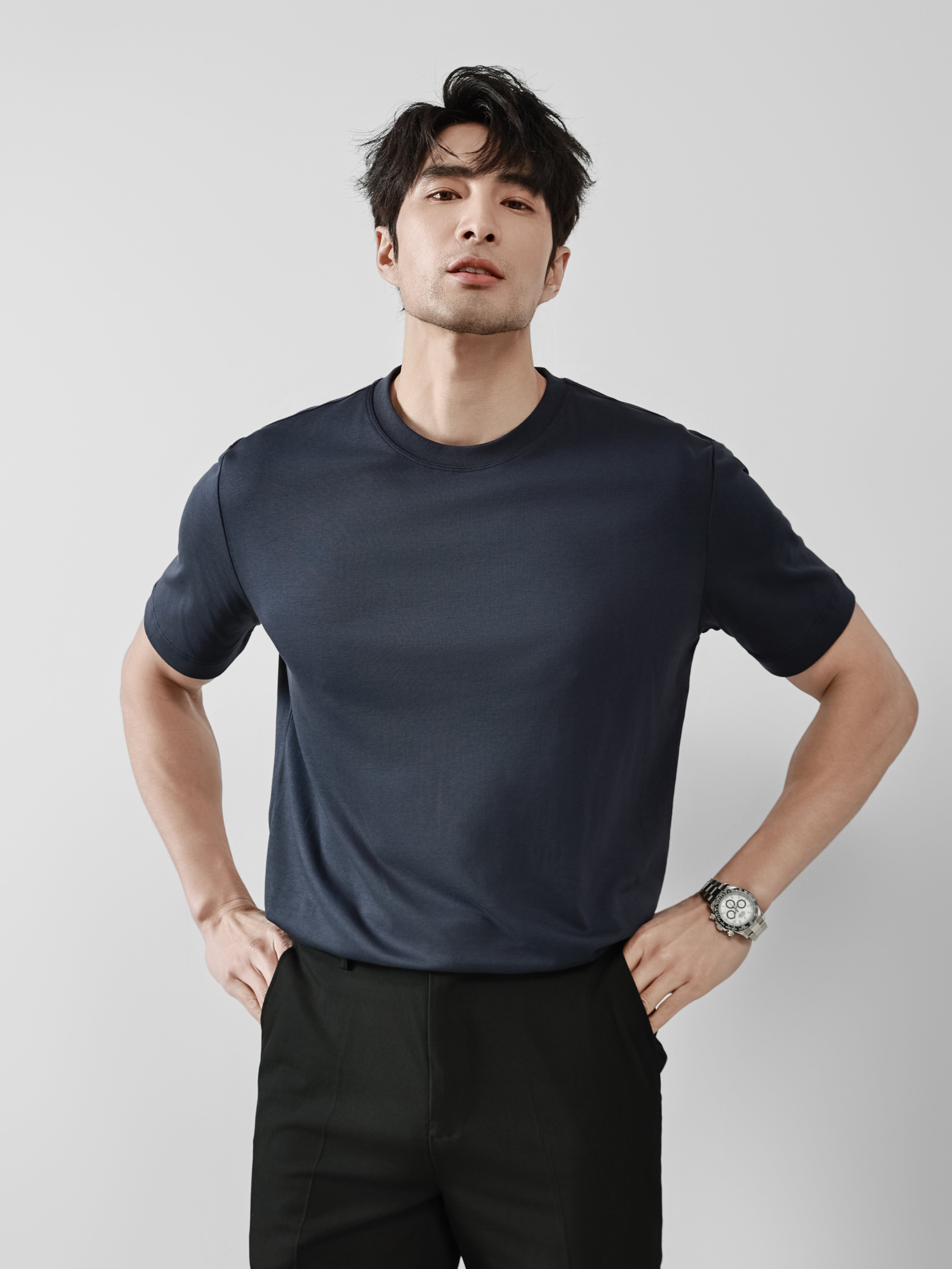 Business Ready Round Neck T Shirt