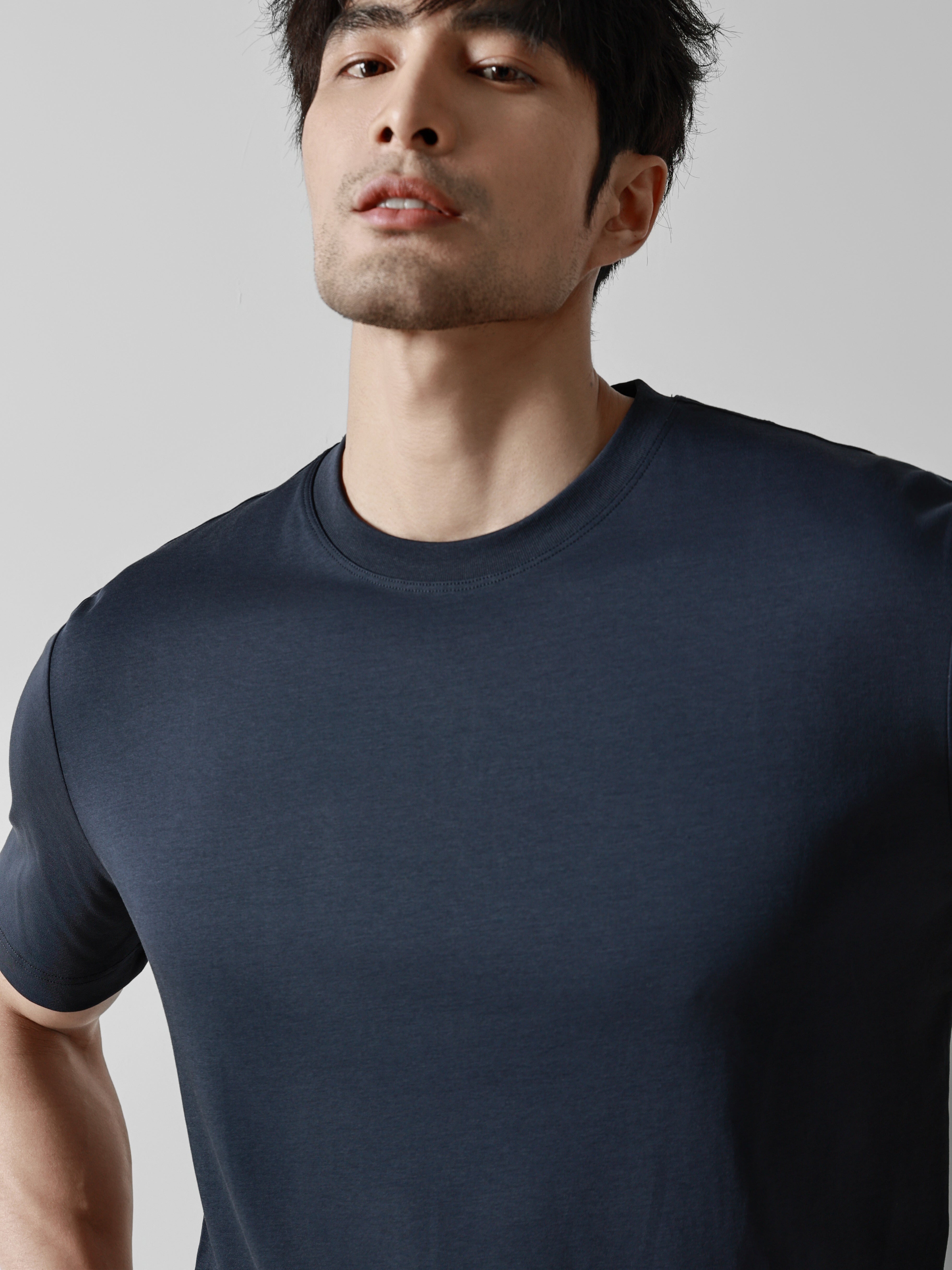 Business Ready Round Neck T Shirt