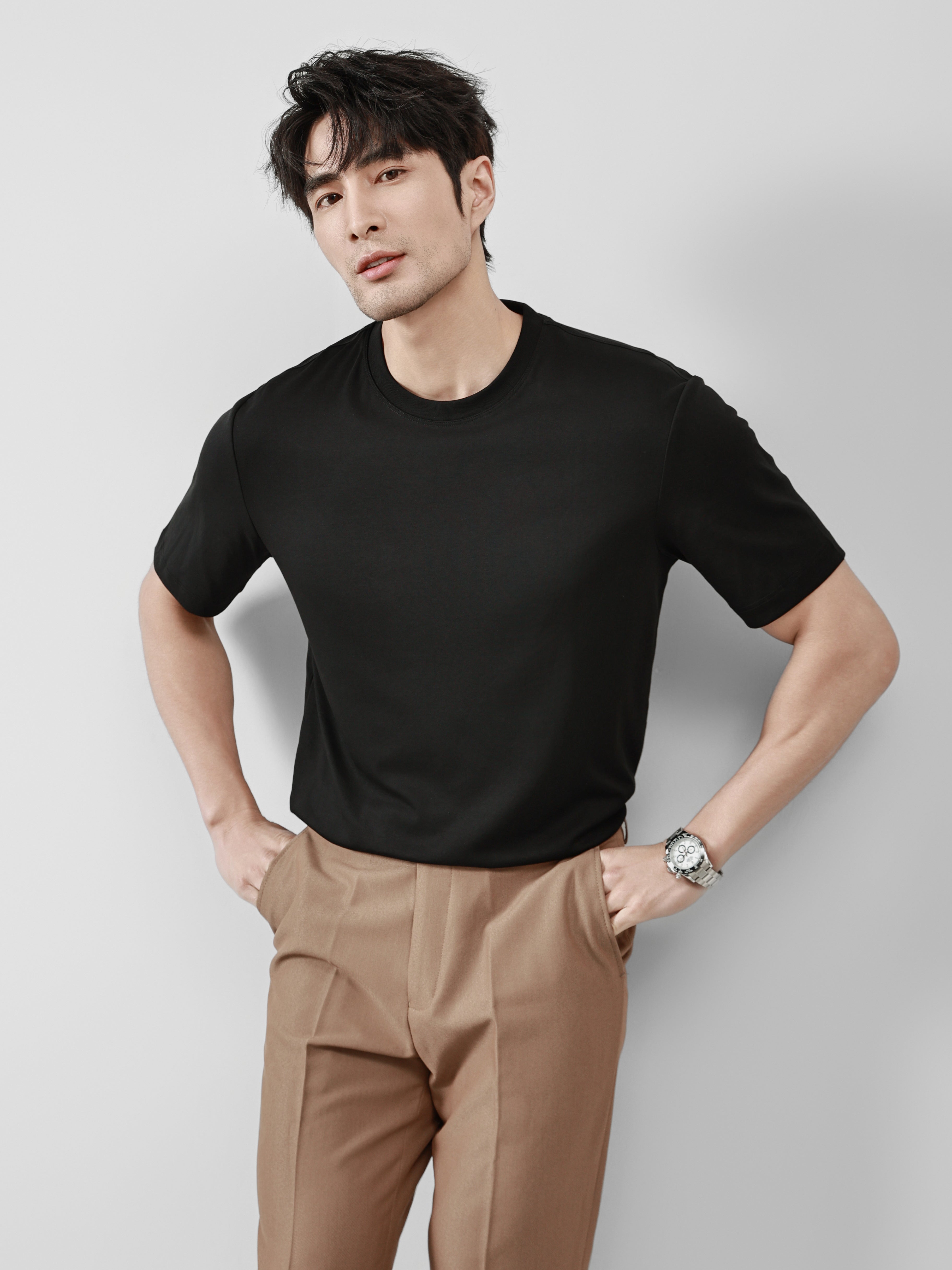 Business Ready Round Neck T Shirt