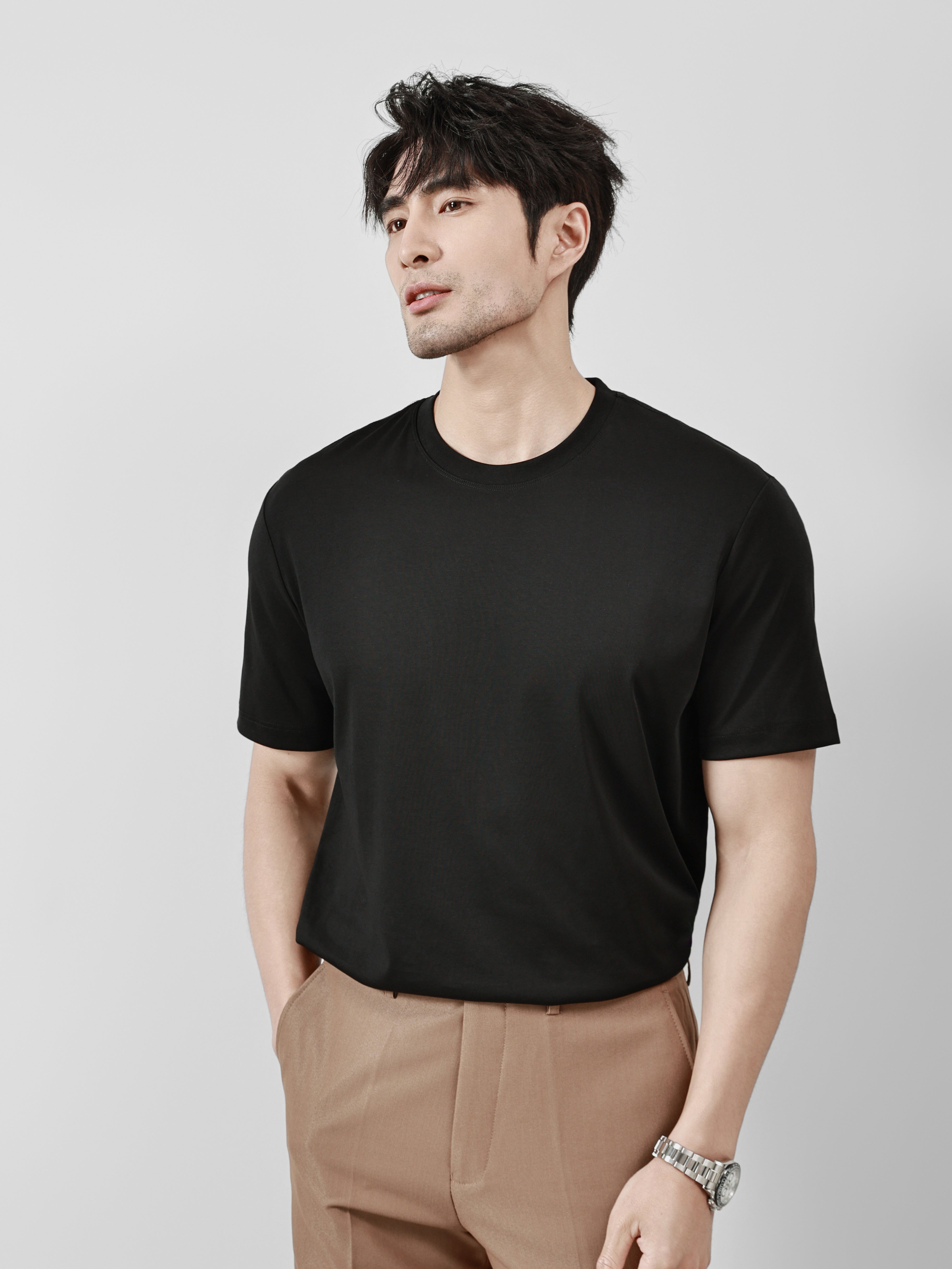 Business Ready Round Neck T Shirt