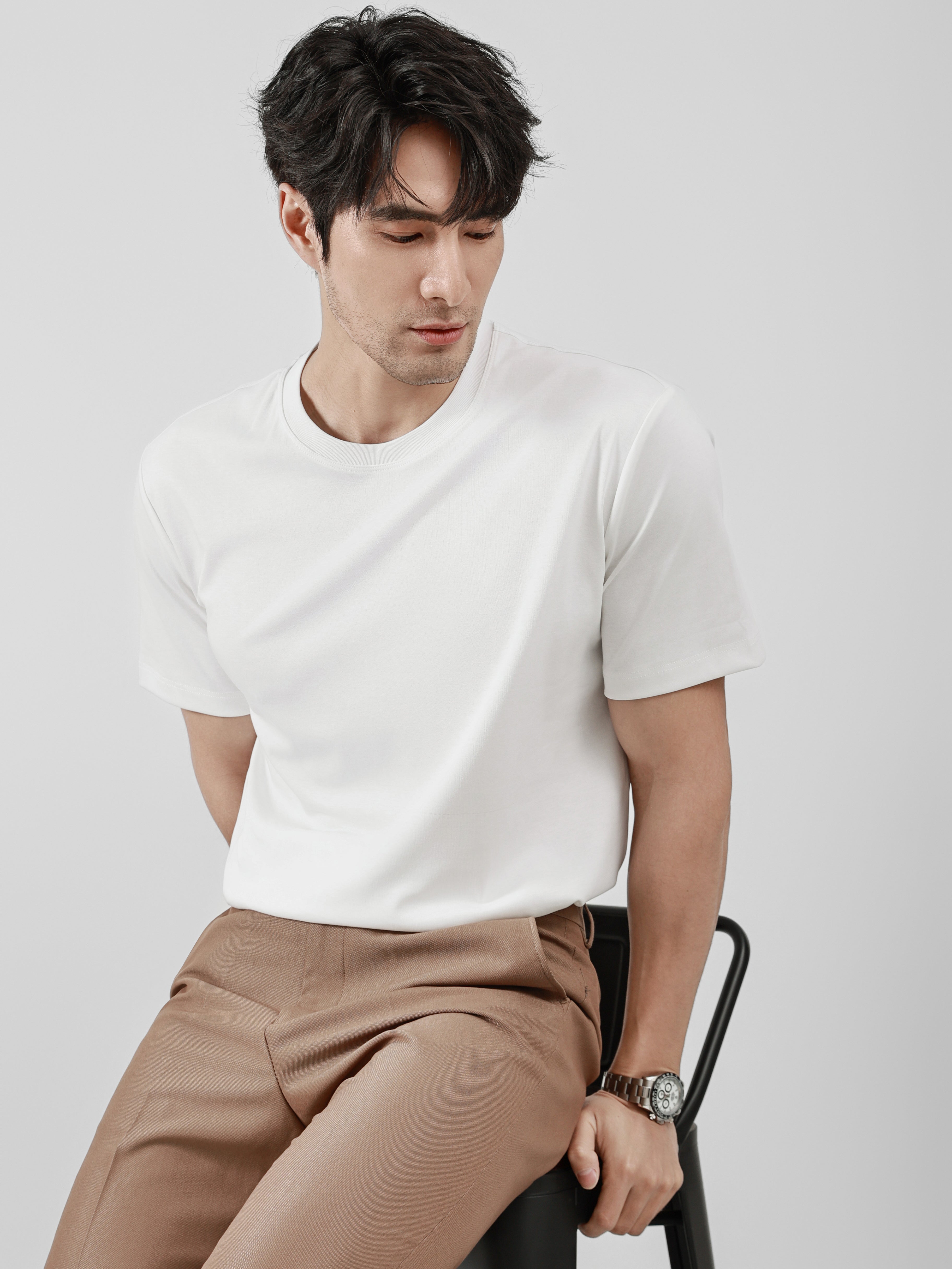 Business Ready Round Neck T Shirt