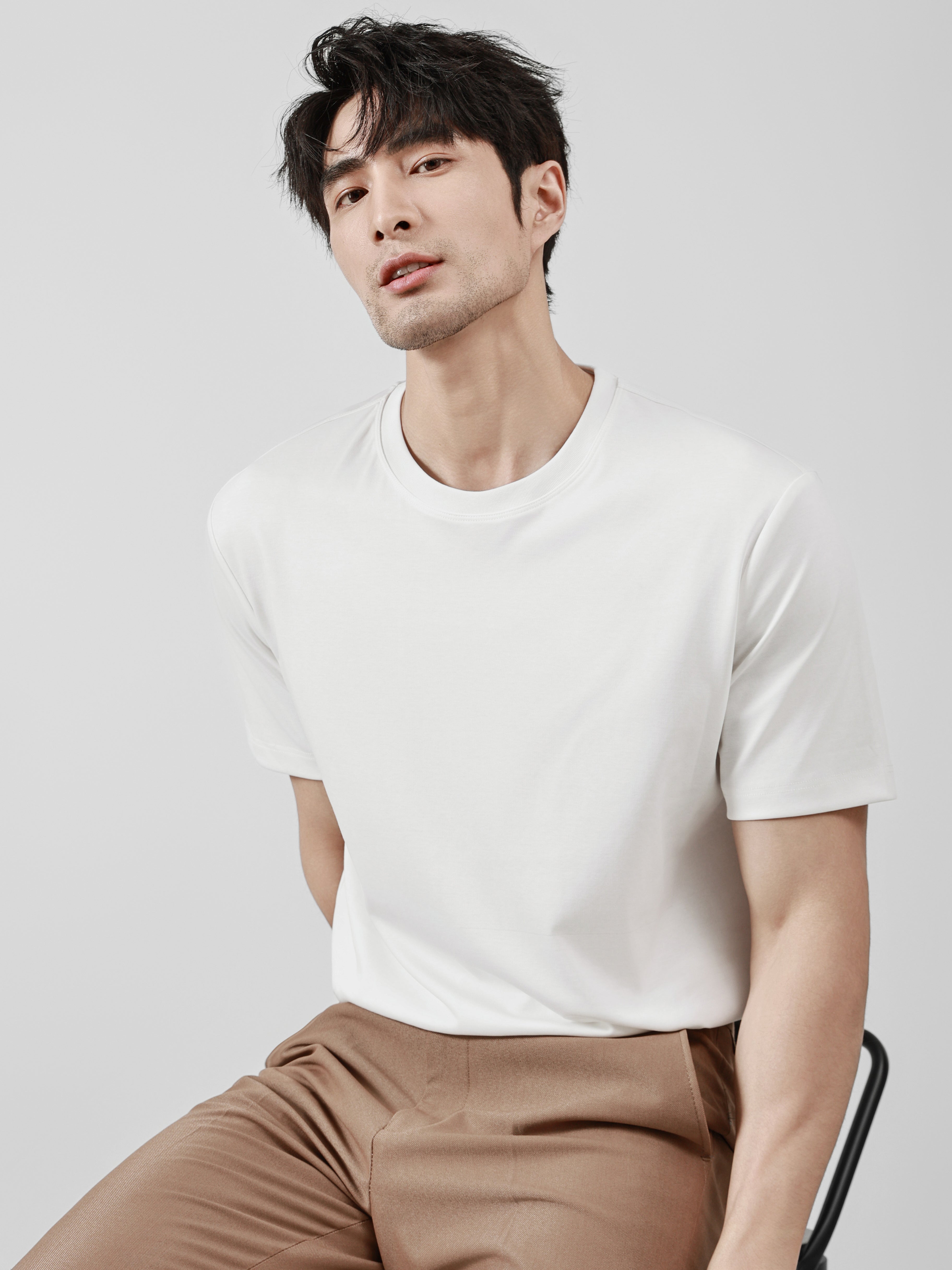 Business Ready Round Neck T Shirt