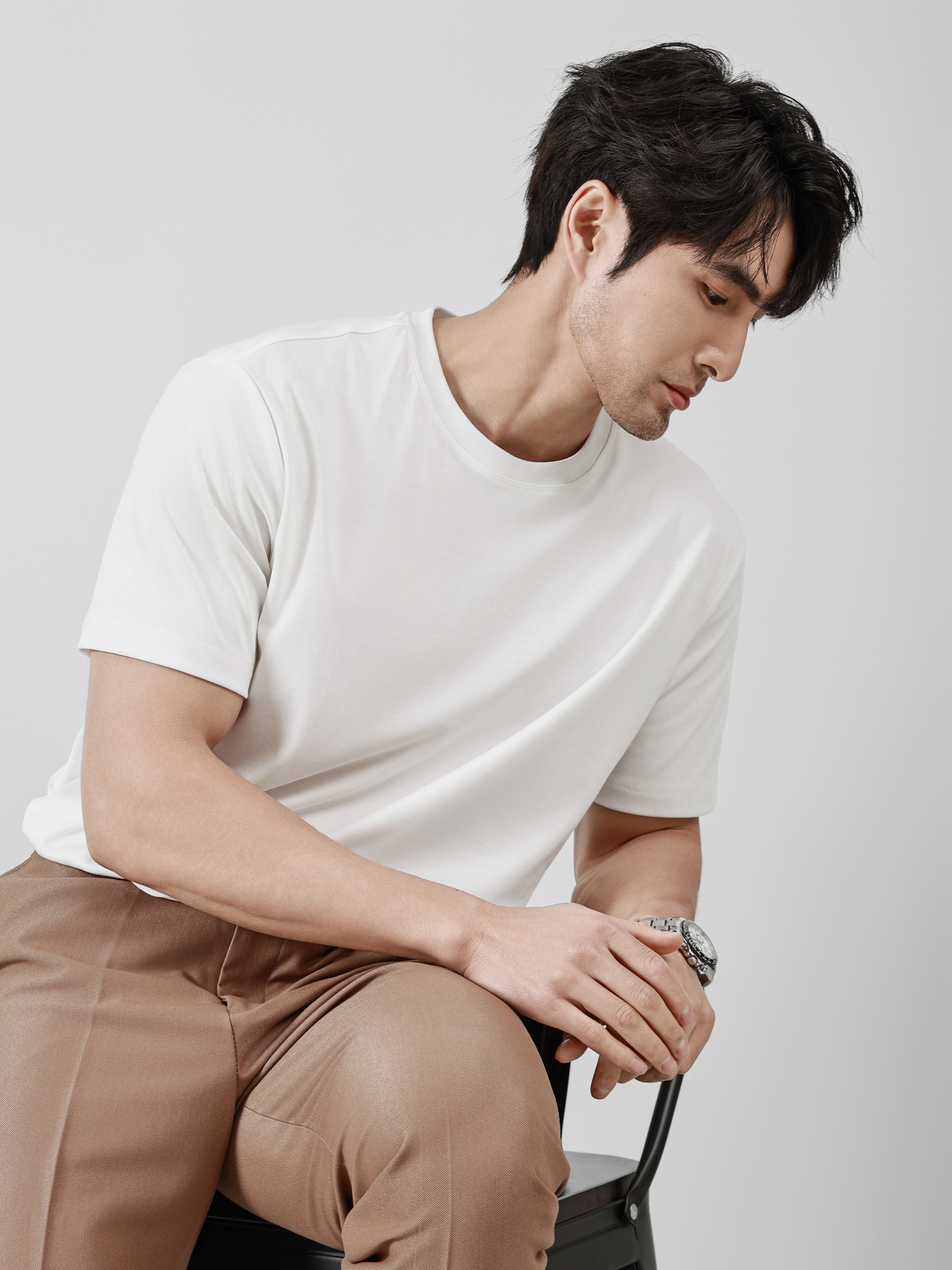 Business Ready Round Neck T Shirt