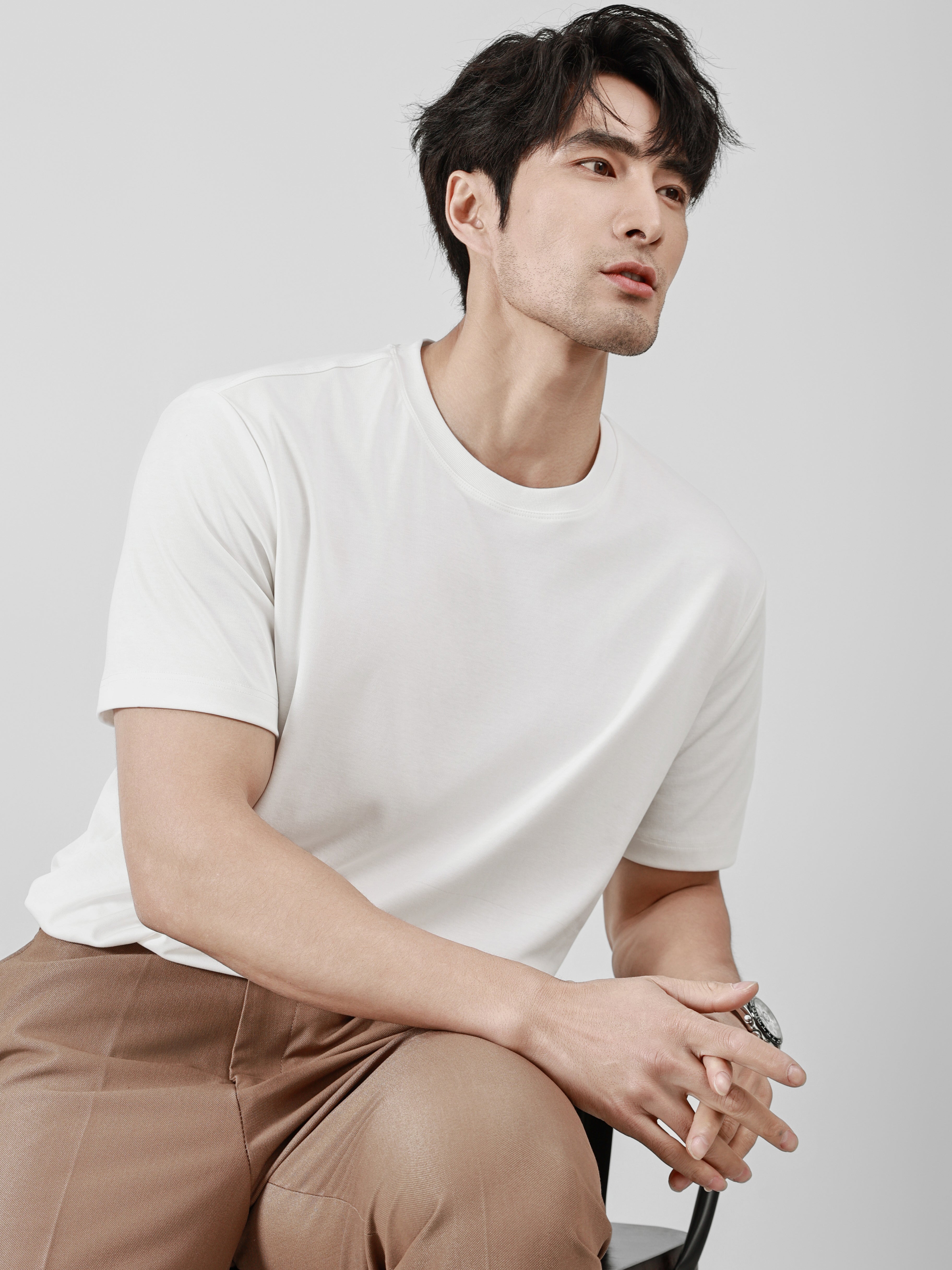 Business Ready Round Neck T Shirt