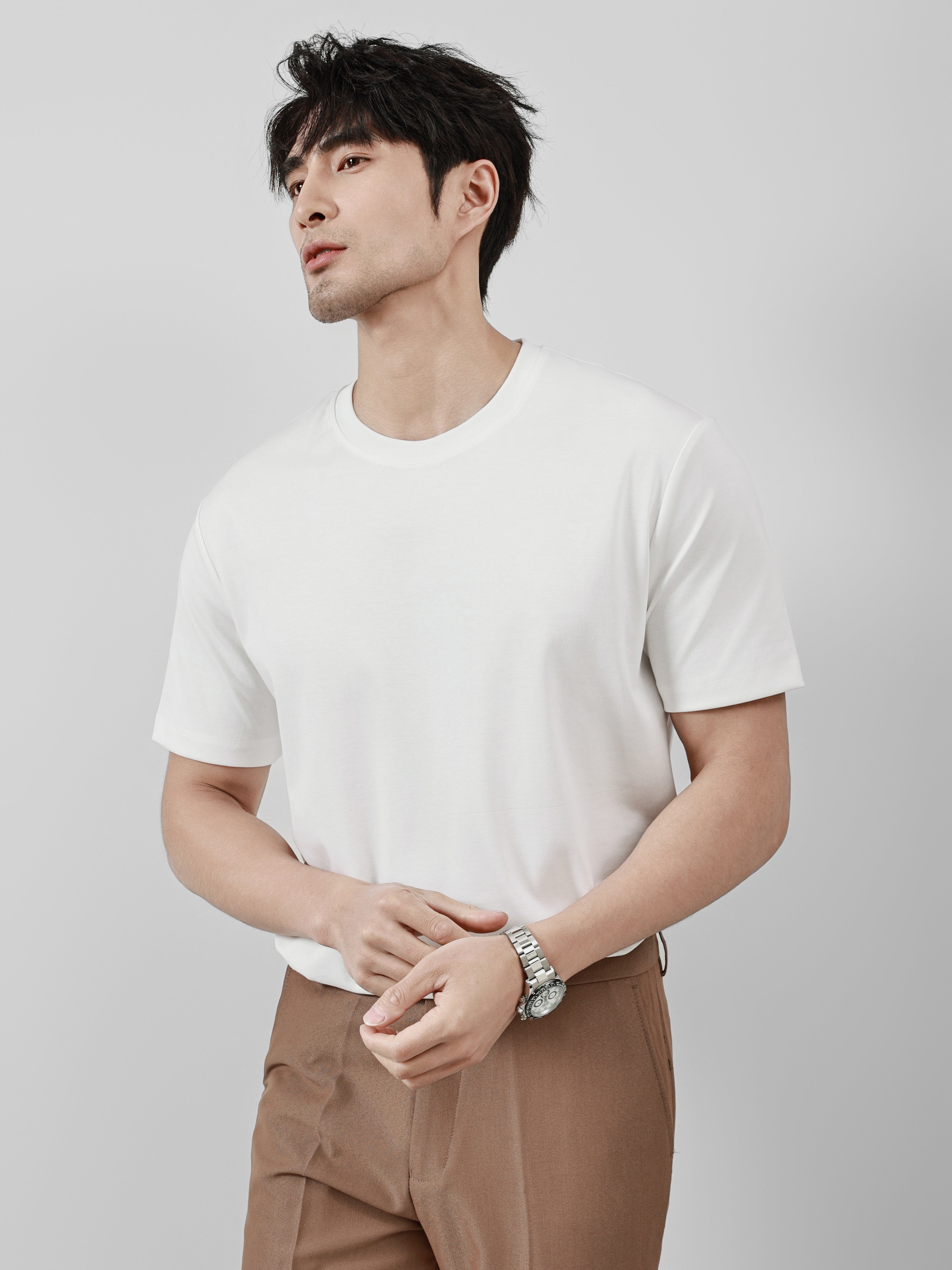 Business Ready Round Neck T Shirt