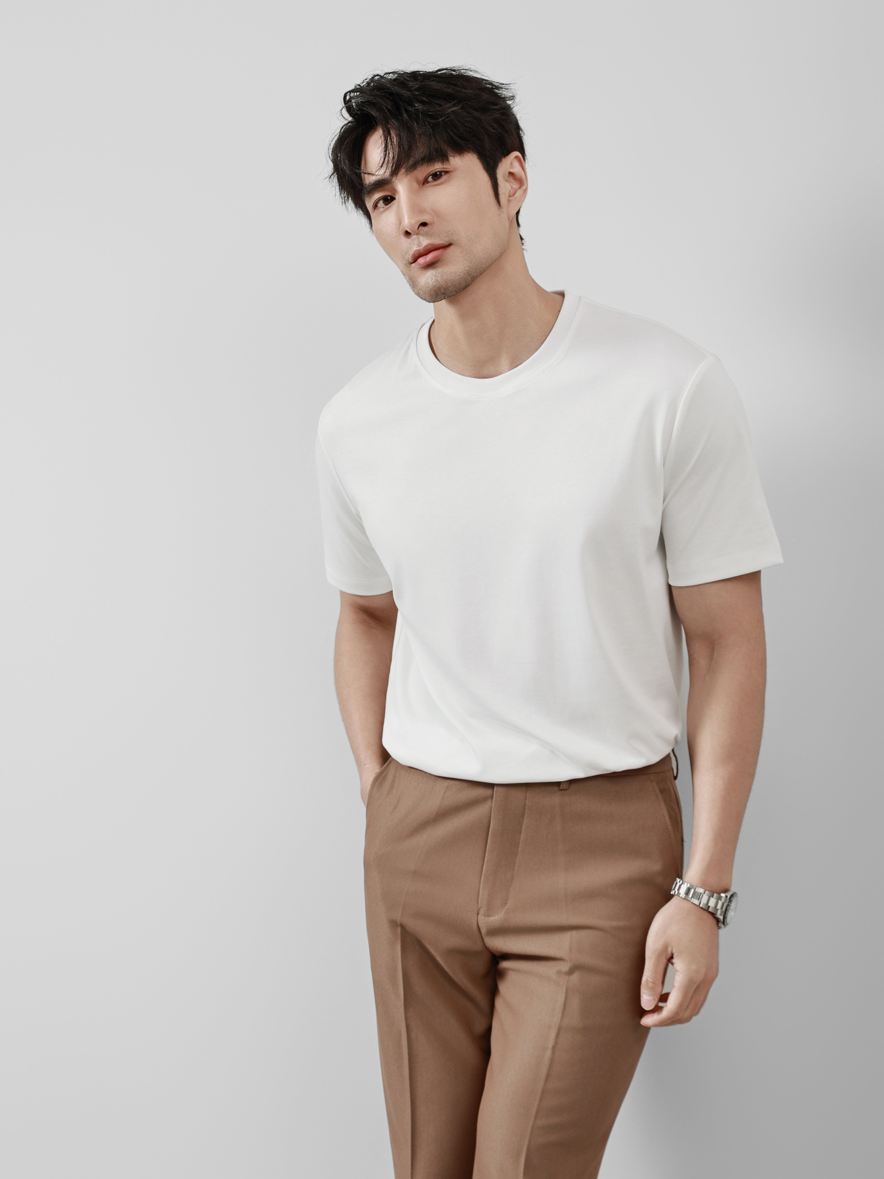 Business Ready Round Neck T Shirt