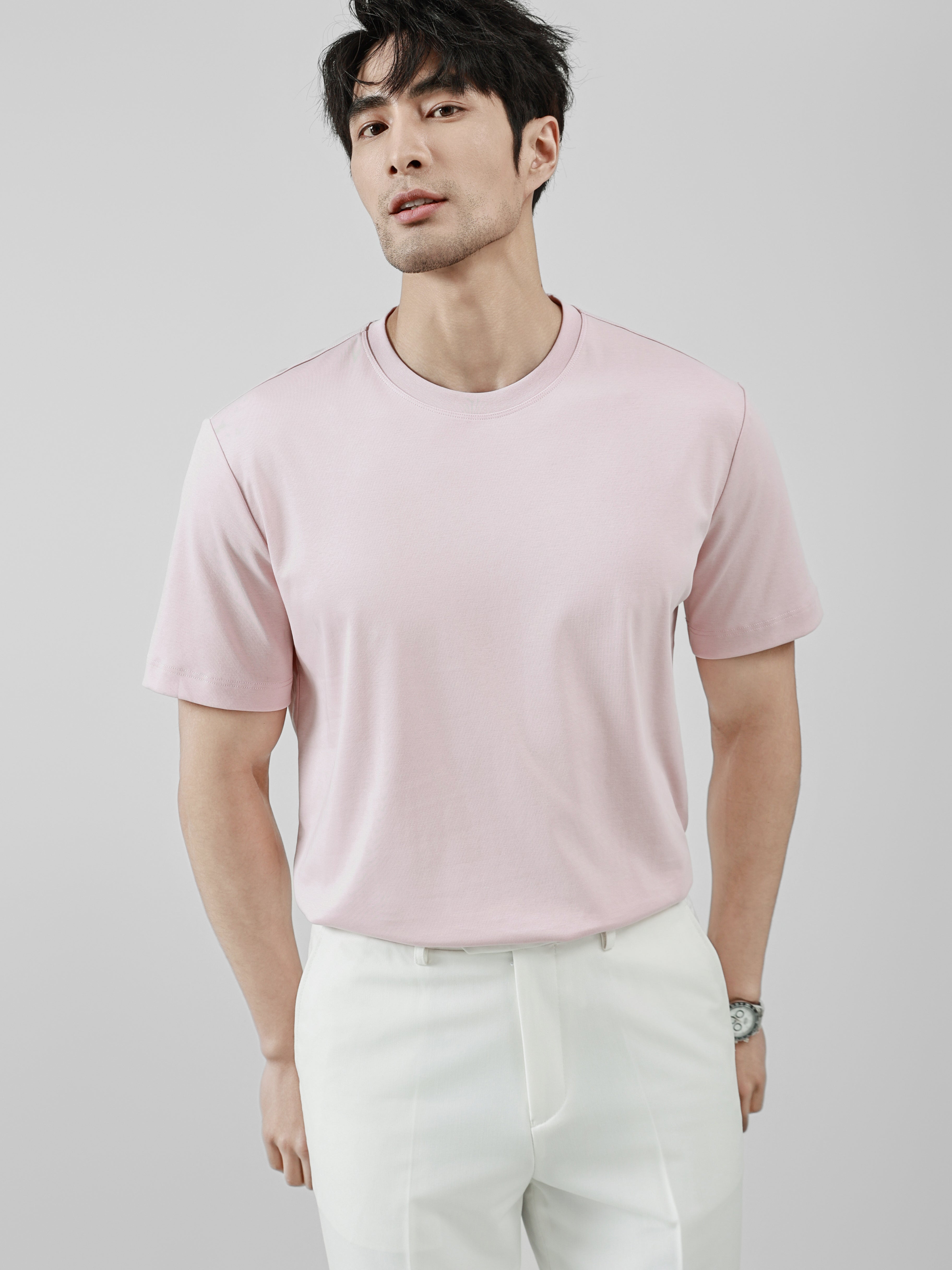 Business Ready Round Neck T Shirt