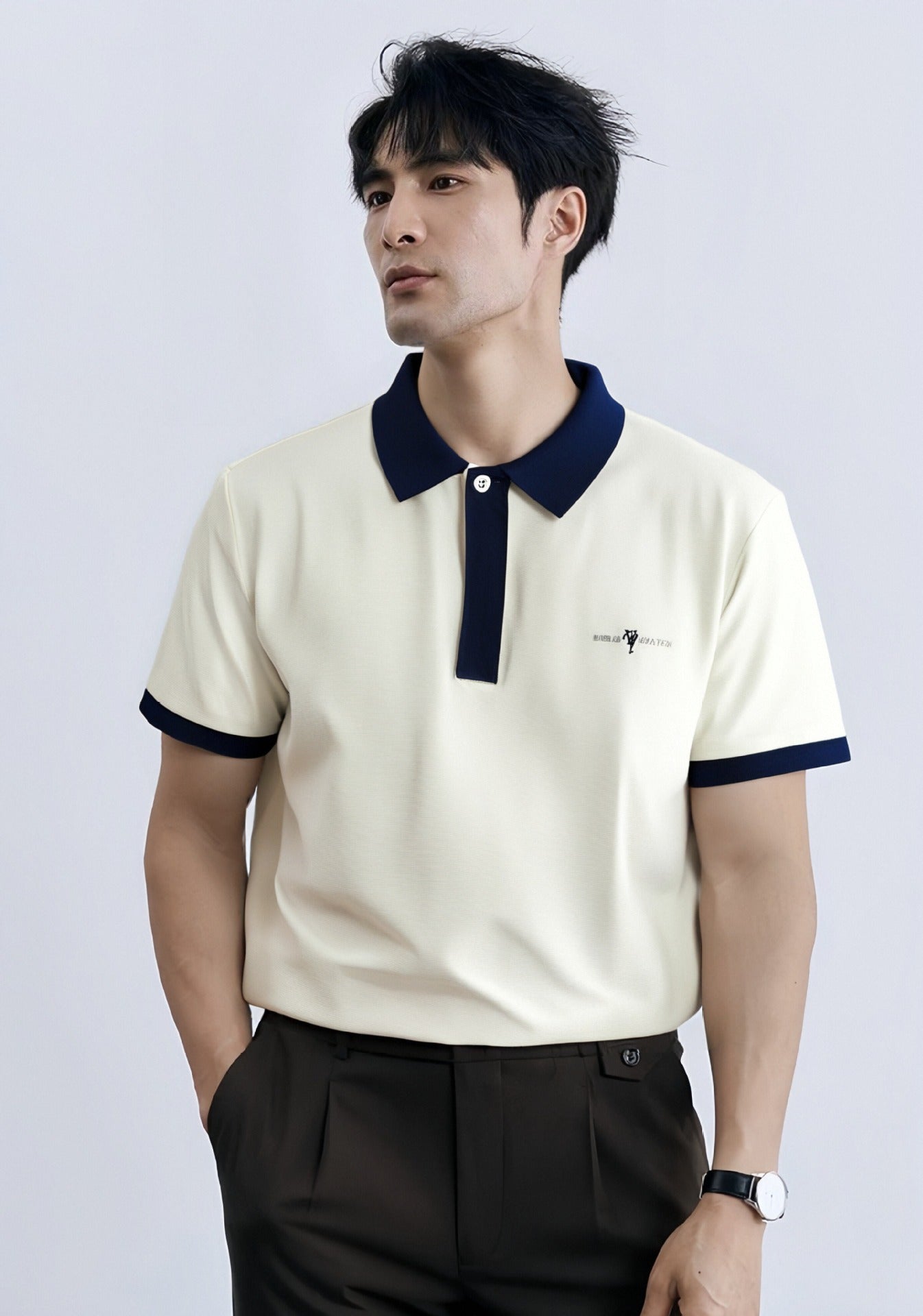 Contrast Crest Polo