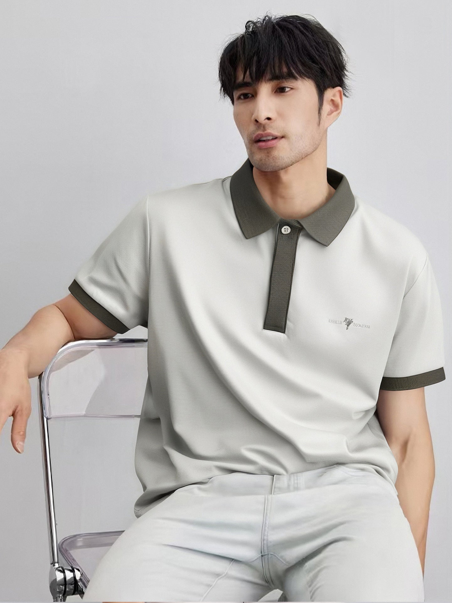 Contrast Crest Polo