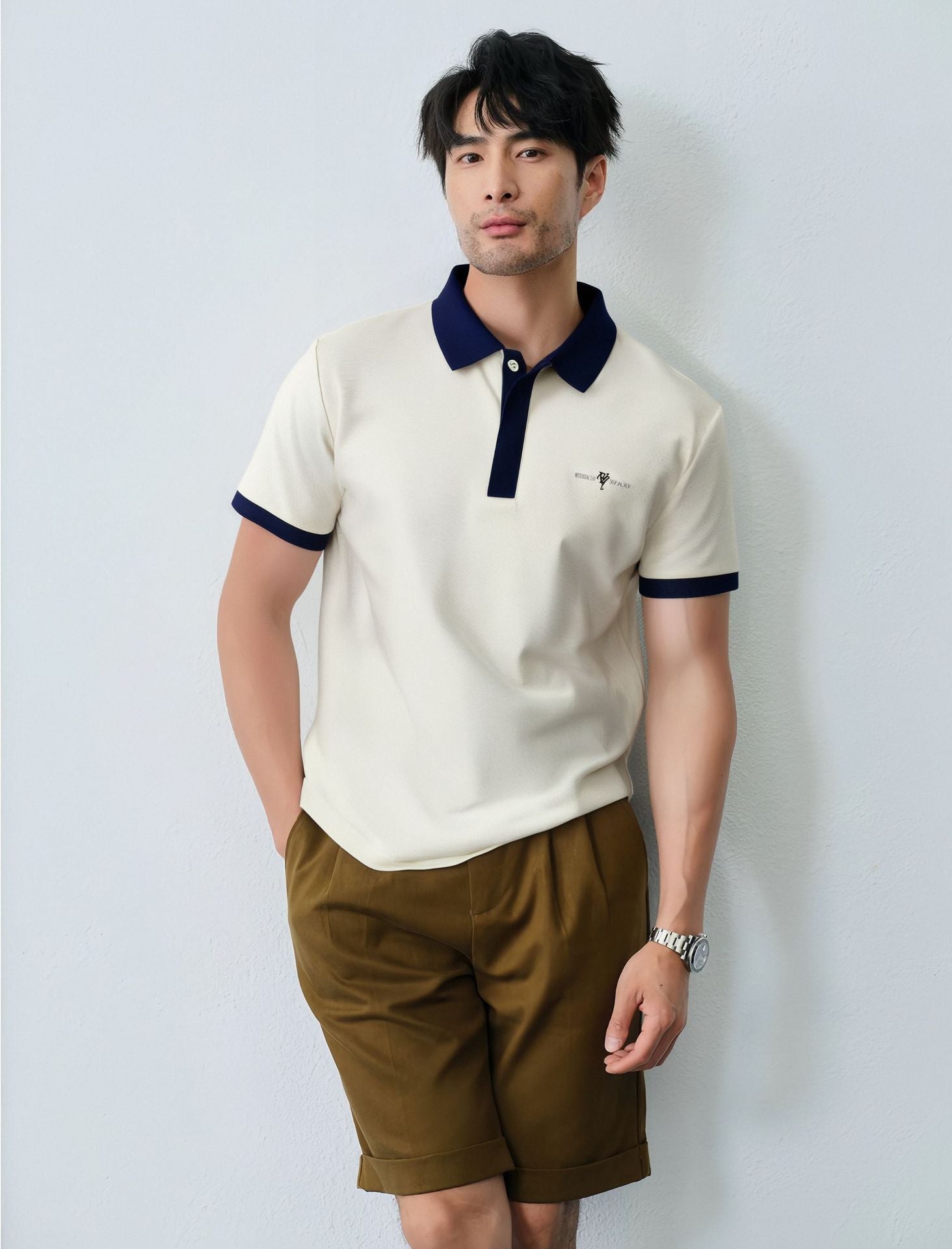 Contrast Crest Polo